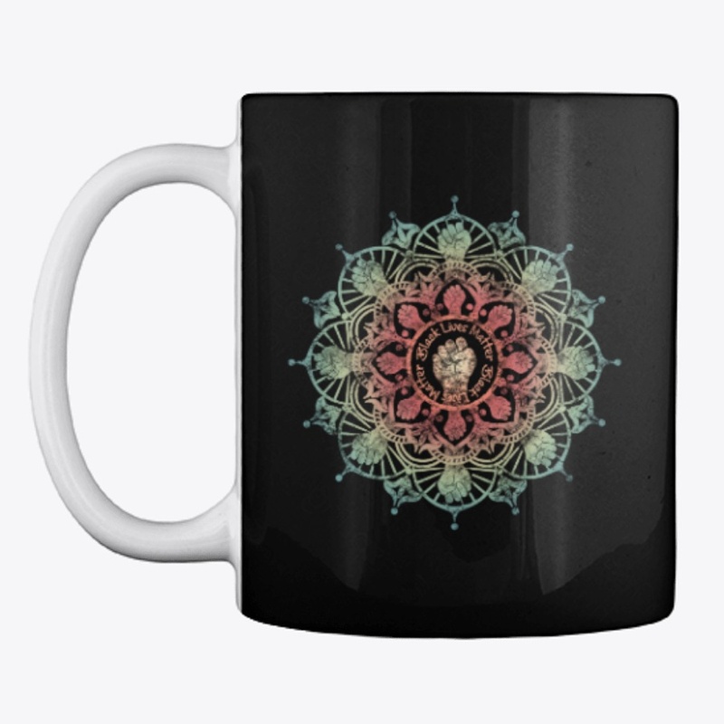 Black Lives Matter Colorful Mandala 