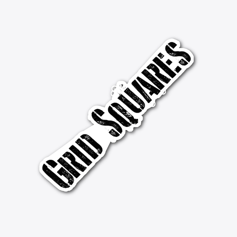 Grid Square Gag sticker