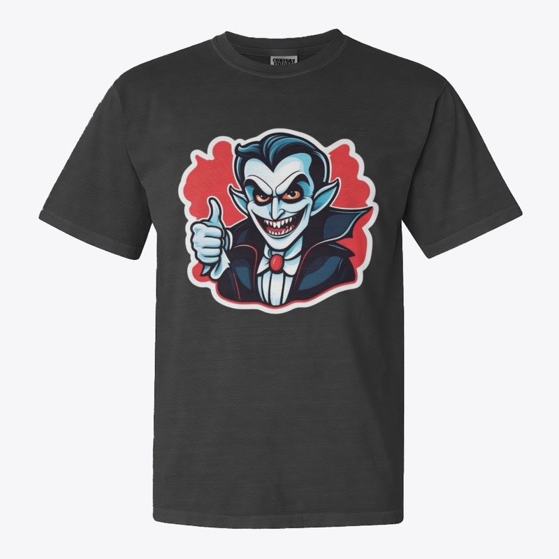 Vampire Villain Cartoon Illustration