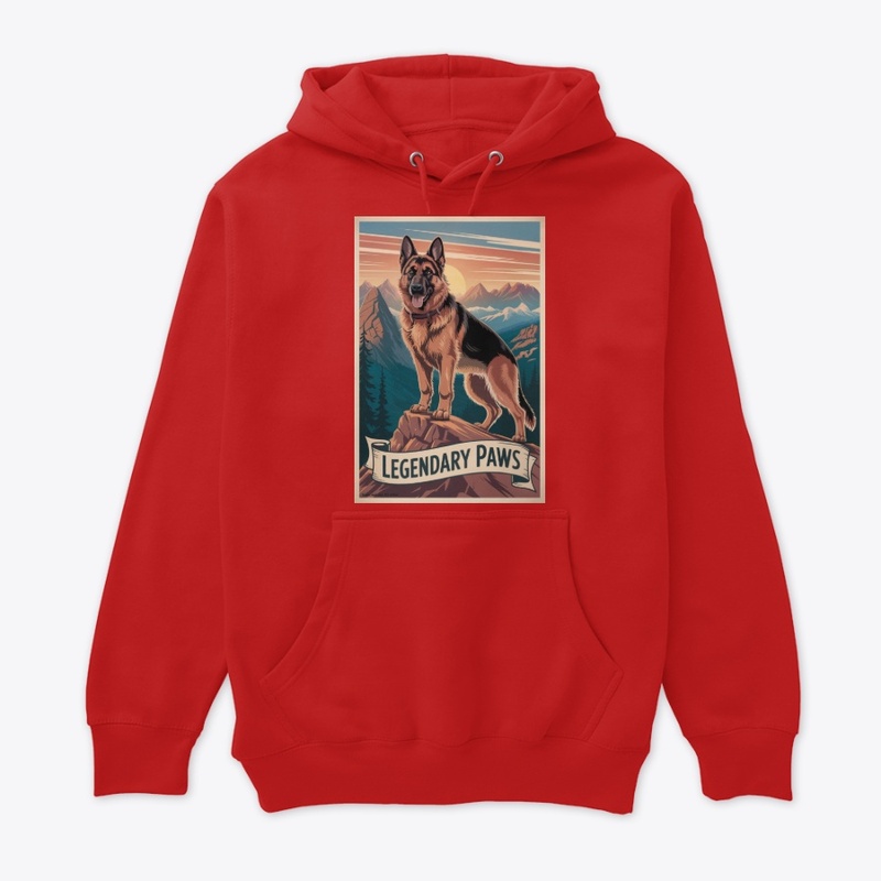 Adventure German Shepherd Poster Tee