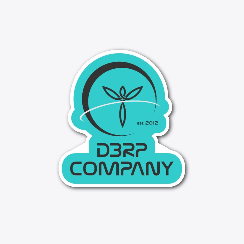 D3RP Logo Sticker - Teal