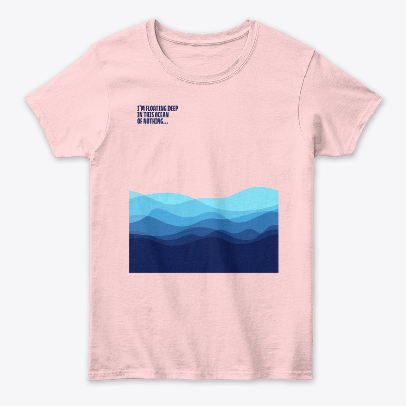 Ocean of nothing - Blue written
