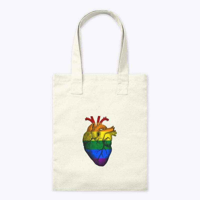 Gay Pride Anatomical Heart