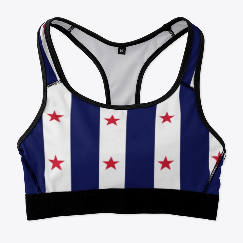 Funny Patriotic Red Stars & Stripes