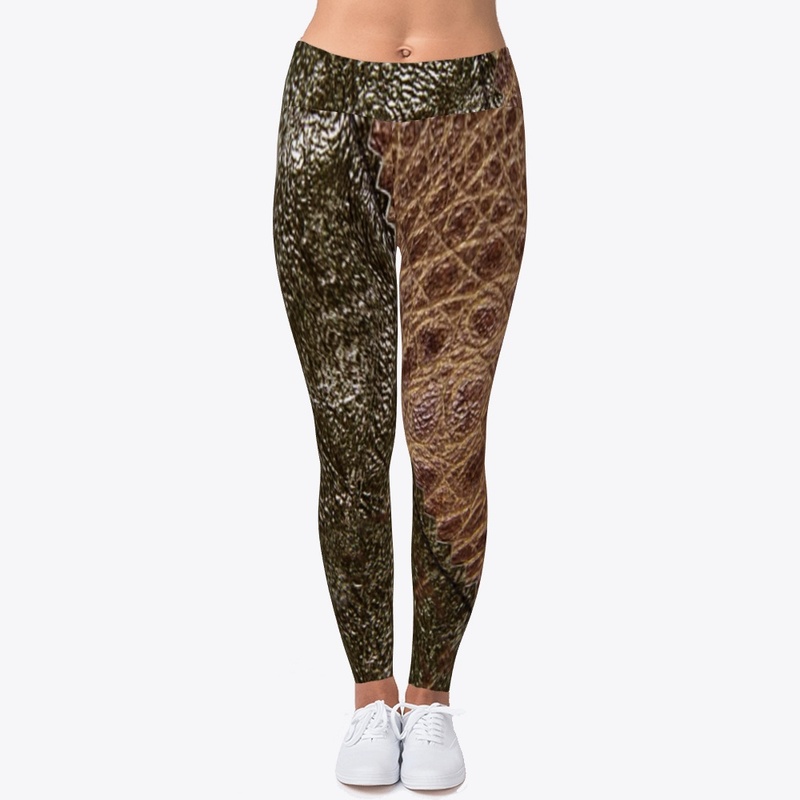 Snake, Crocodile skin color leggings