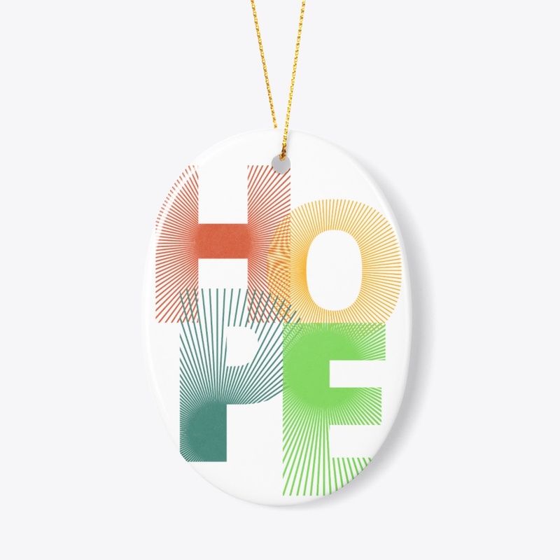 HOPE RGB Graphic White Tee