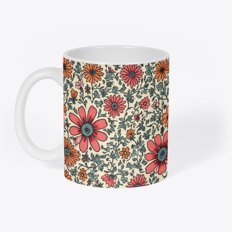 Floral Kitchen Coffee