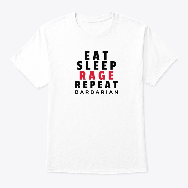 DnD - Eat Sleep Rage Repeat - Dark