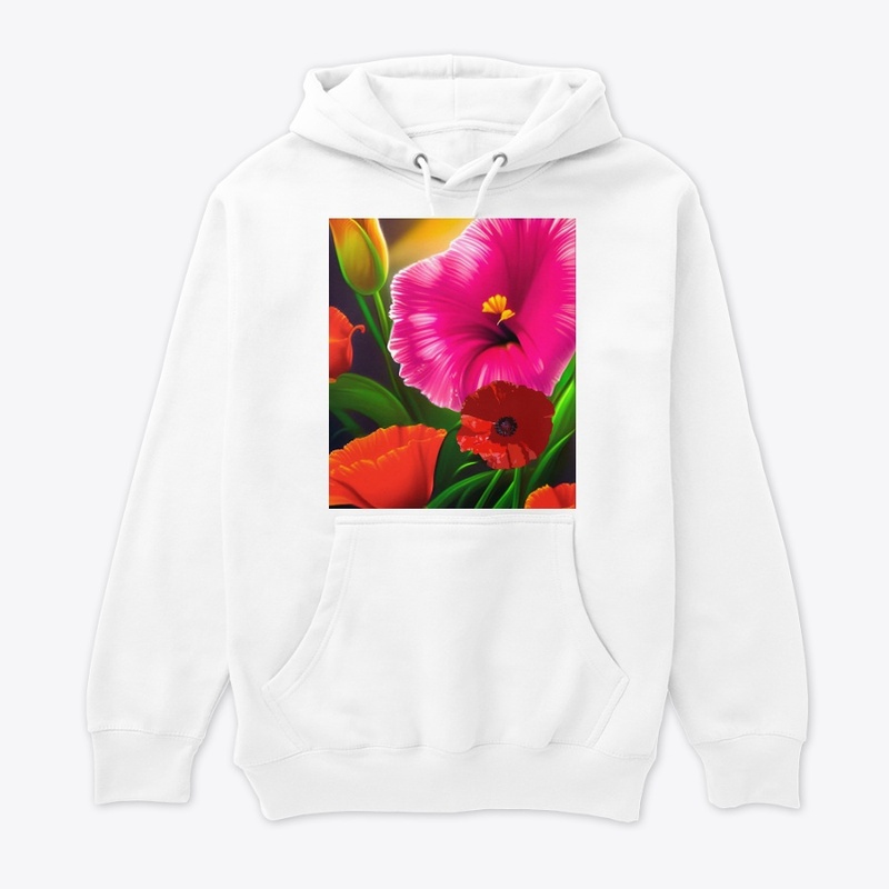 Gladiolus And Poppies