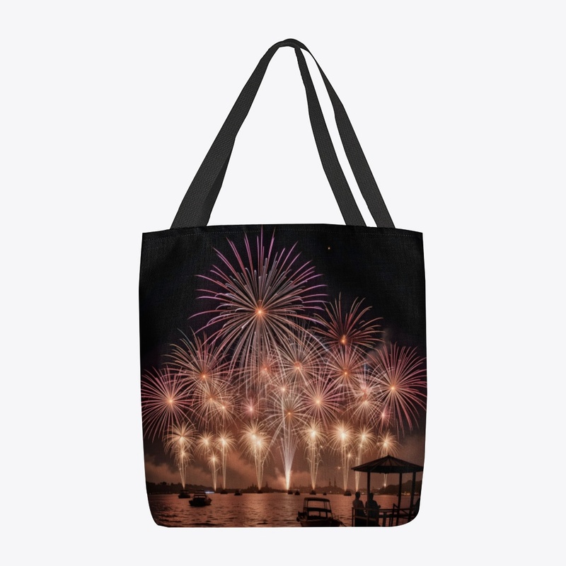 Spectacular fireworks display 
