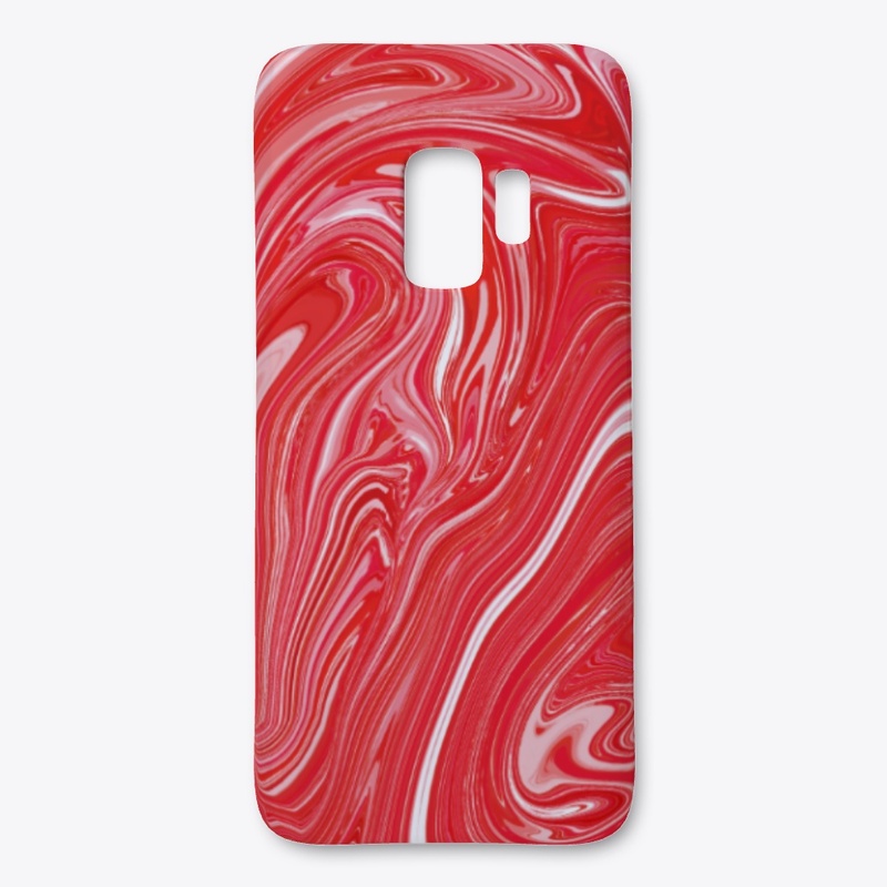 Red Swirl Optical Illusion
