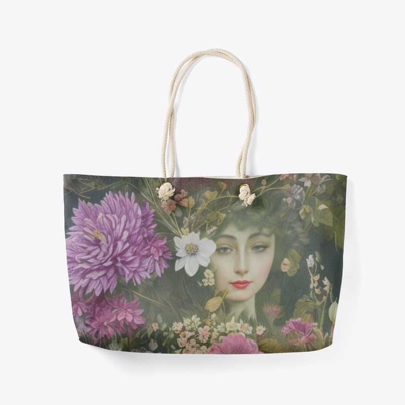 Enchanted Garden Vintage Botanical Fairy