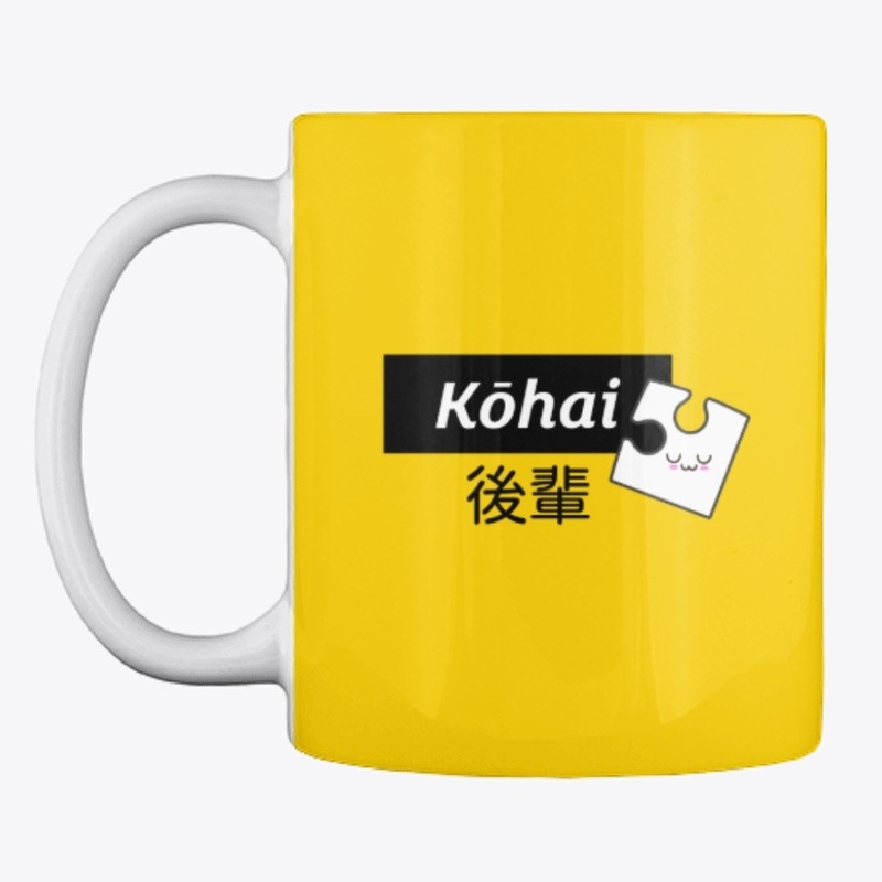 Cute Kohai Kanji design (black)