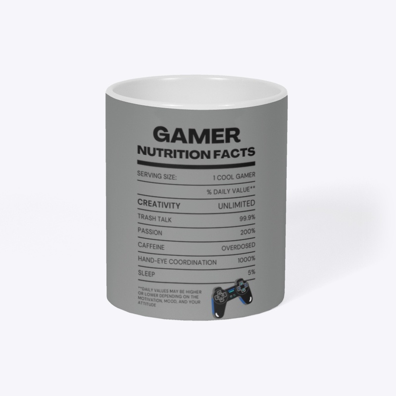 PS Gamer Nutrition Facts