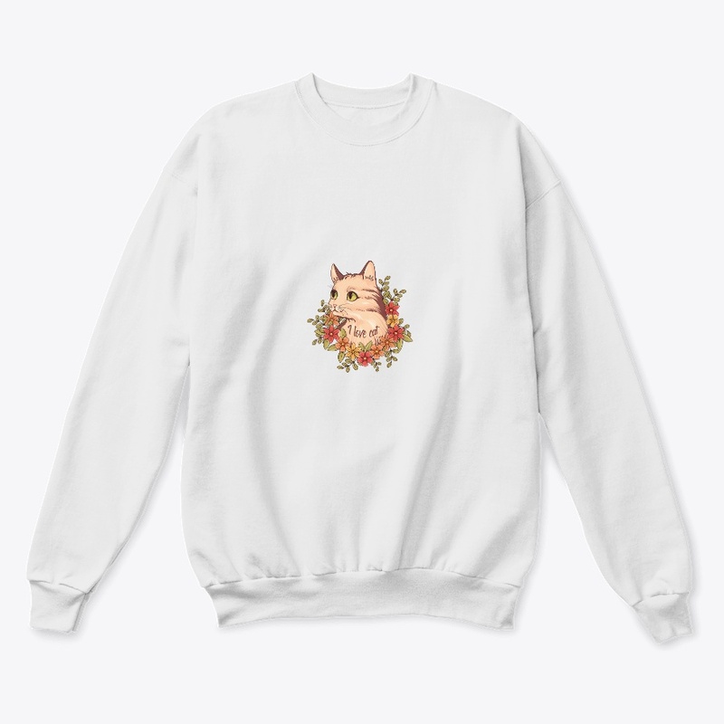 I love cat vector t shirt