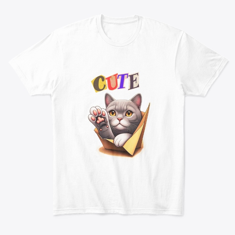 cat cute t shirt