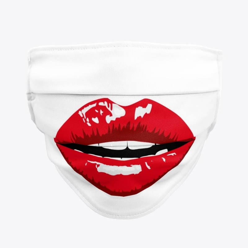 Huge lips face mask