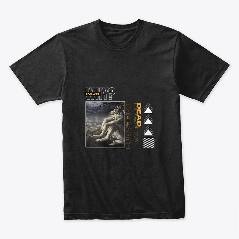 Sad wolf t-shirt