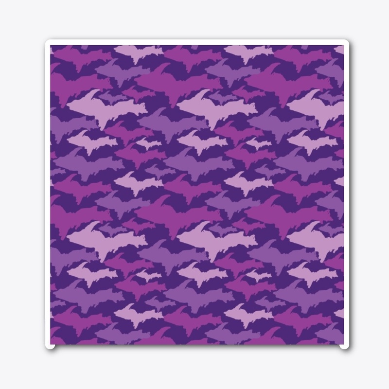 PURPLE Upper Peninsula Yooper Camouflage