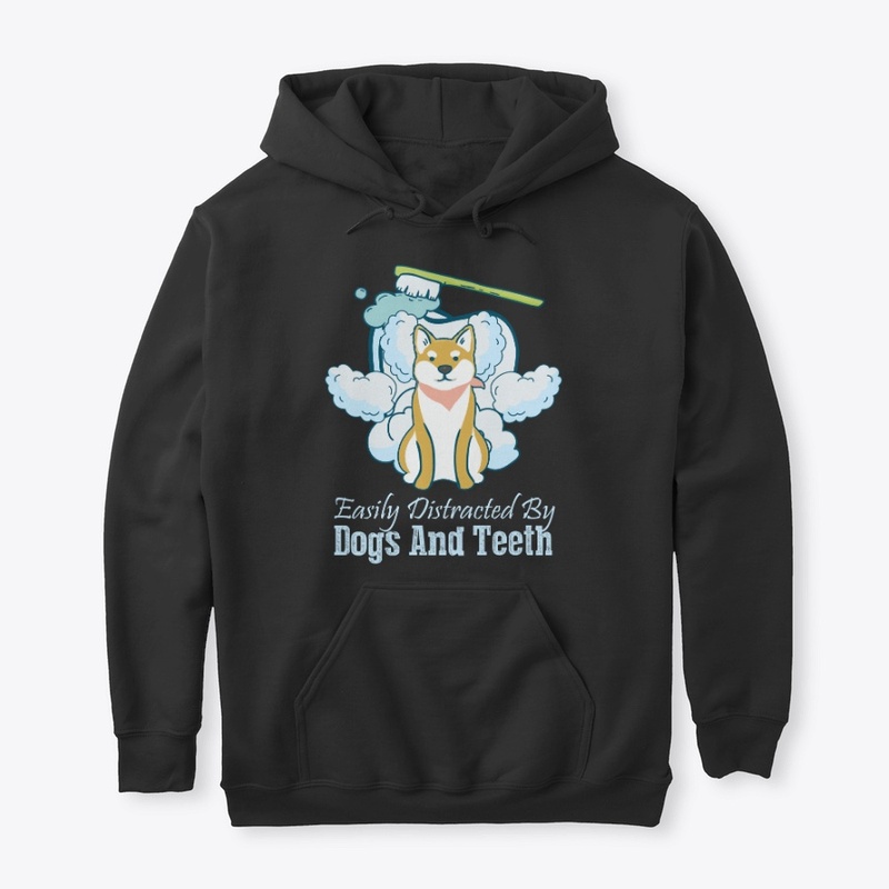 Dog Lover n Dentist Gift Distracted