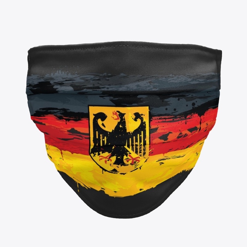German painted flag