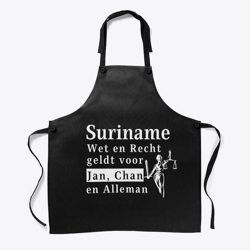Keukenschort Slogan Wet En Recht