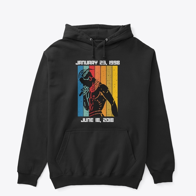 Retro X Rapper Mens Hoodie.