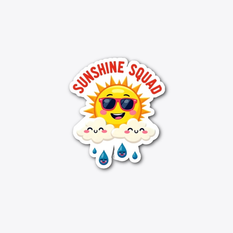 Sunshine Squad Print Design