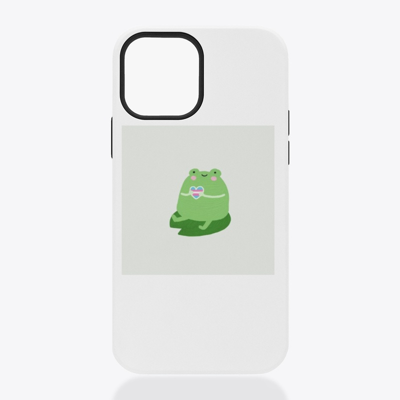 Cute transgender flag frog items
