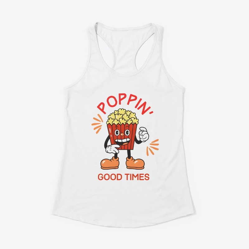 Popcorn foodie design Printed