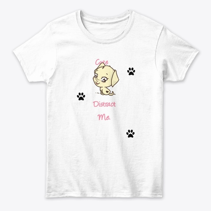 CUTE DOG DESTRUCT ME T-SHIRT