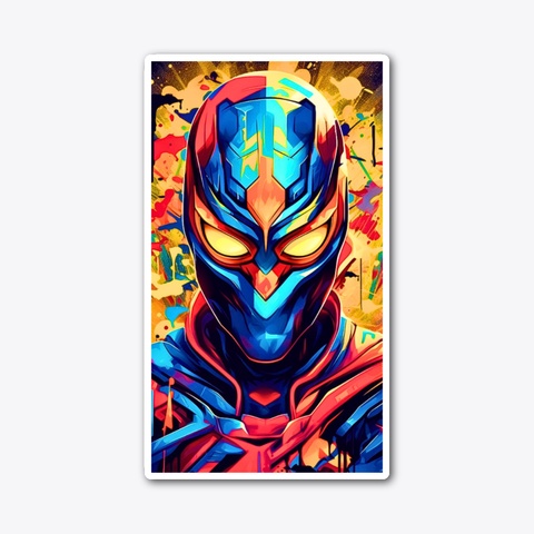 Abstract Superhero Graffiti Art Standard T-Shirt Front