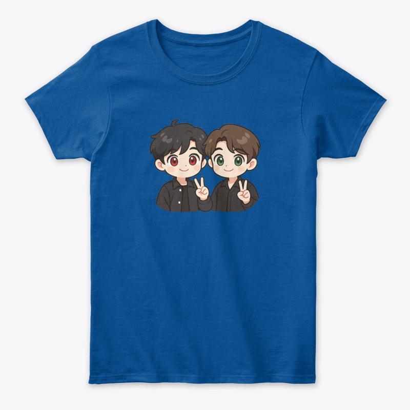 BJYX Chibi Duo Art | Peace Sign Pose
