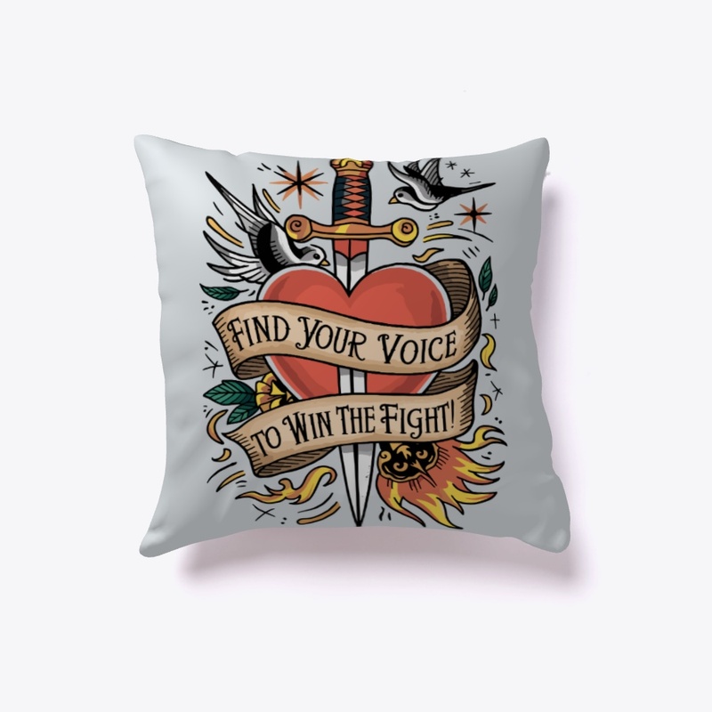 Tattoo Find Your Voice to Win the Fight