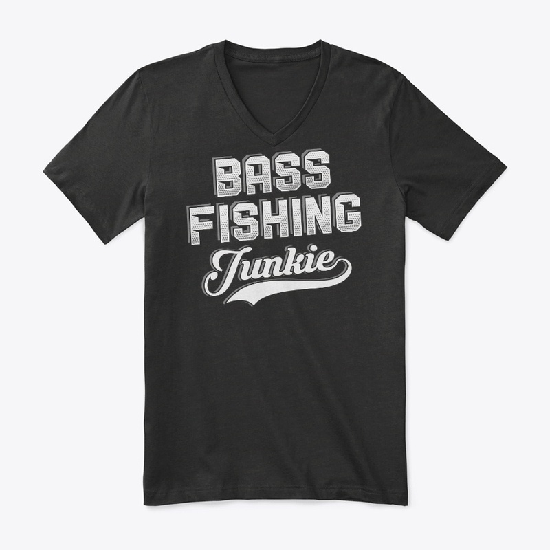 Funny Bass Fishing Lover Gift Junkie