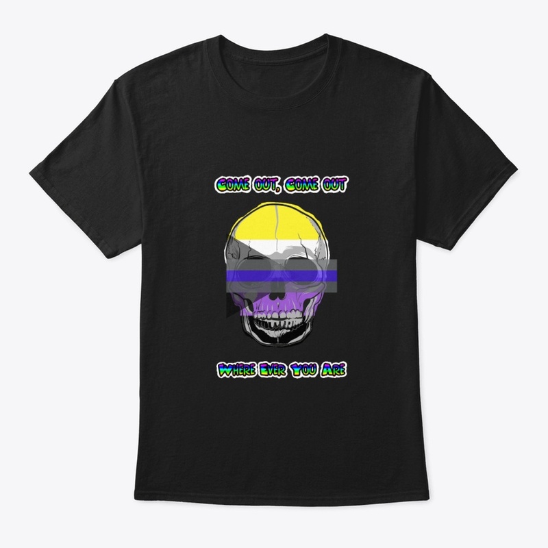 Come Out (Demisexual NonBinary) Skull