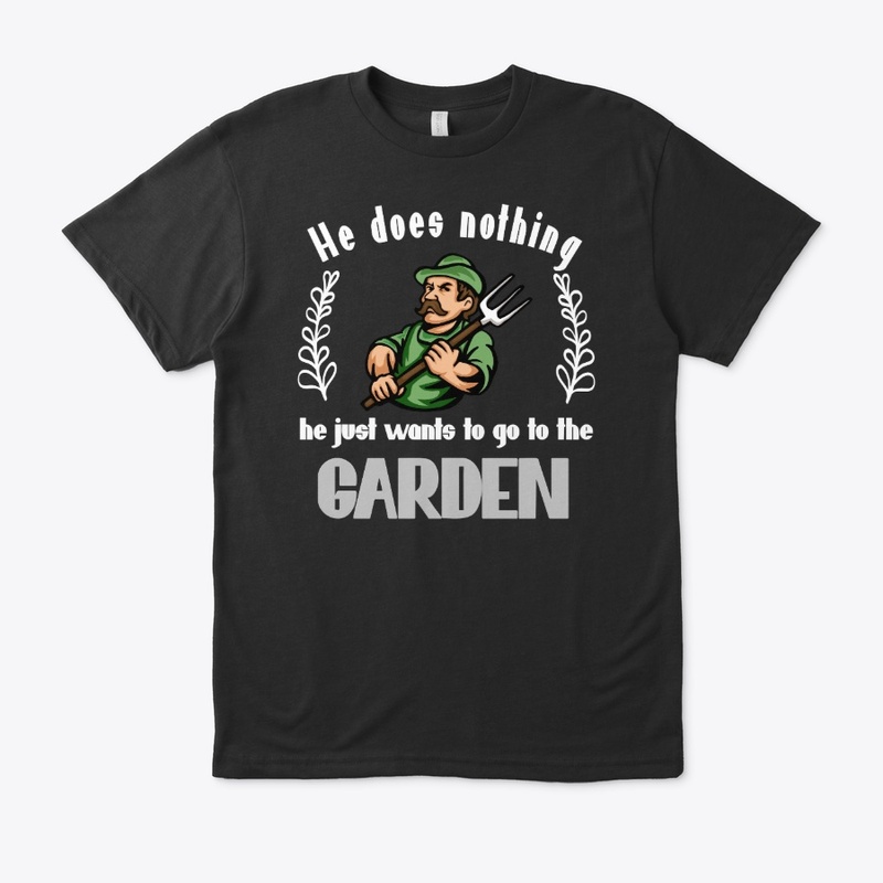 Gardener just wants to go to the garden.
