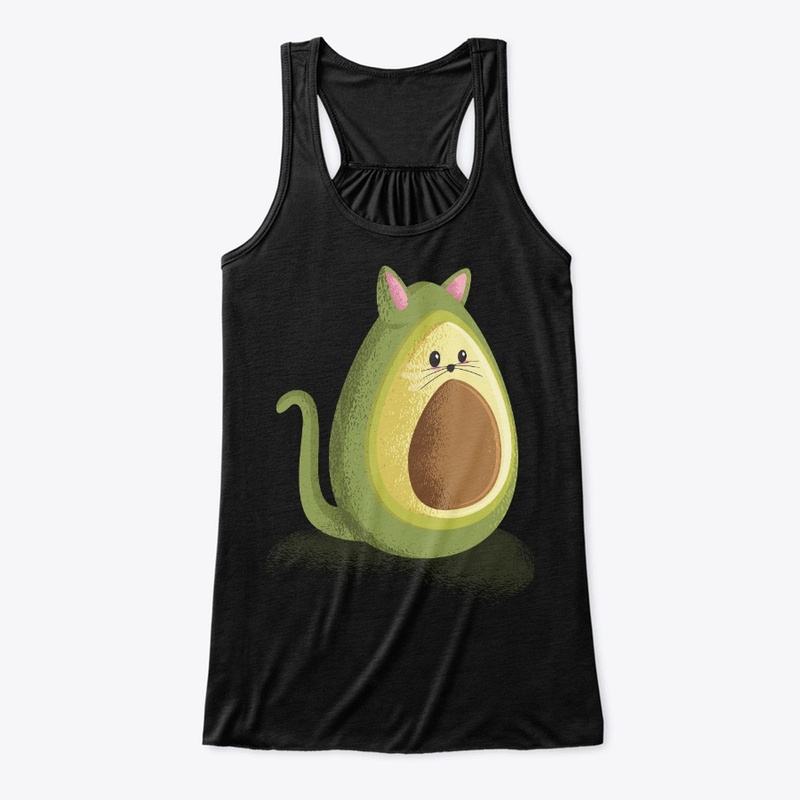 Cat Lover Avocado Lover Gift