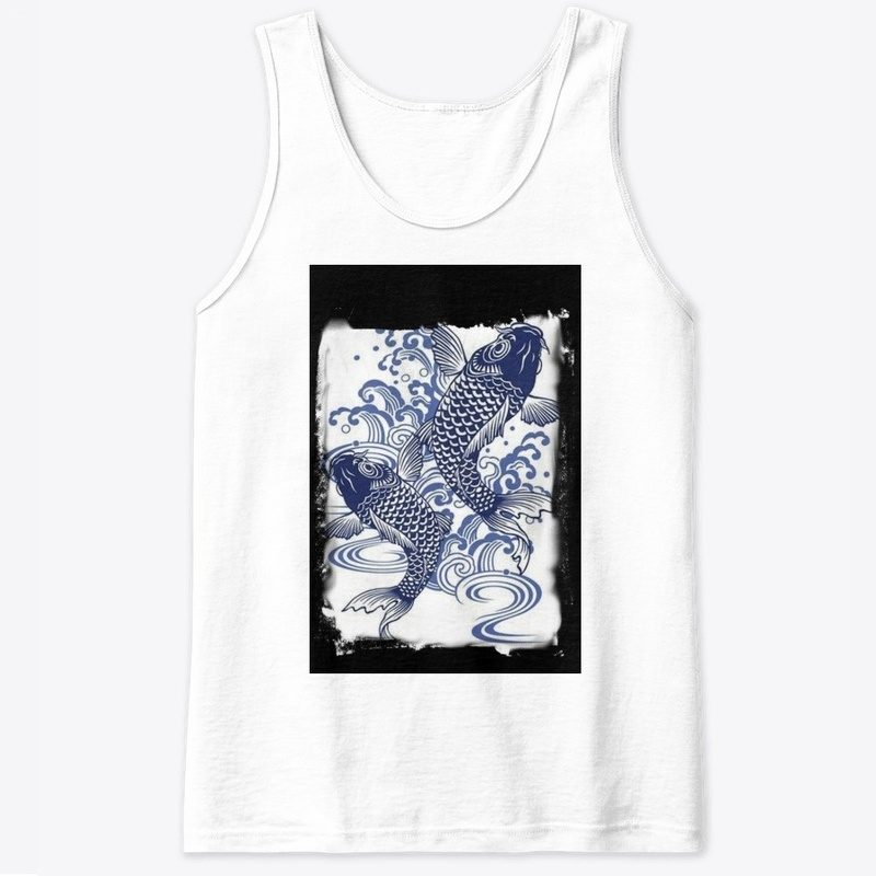 Blue koi 