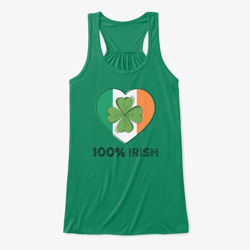 100% Irish Tee - St Patrick's Day