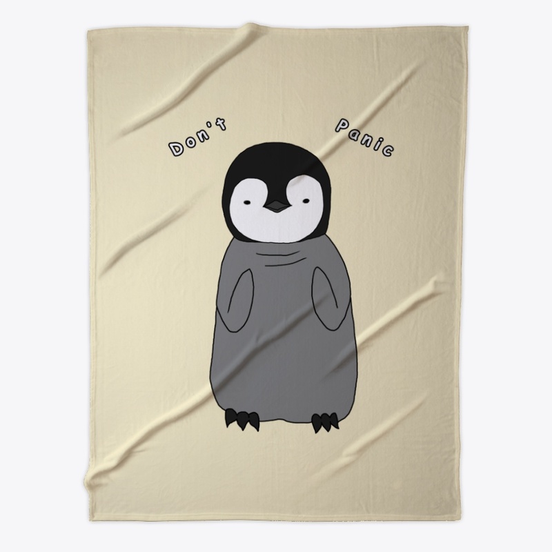 Don't Panic - Cute Baby Penguin Design