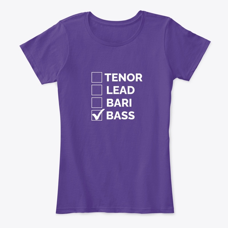 Block Bass Check Mark White