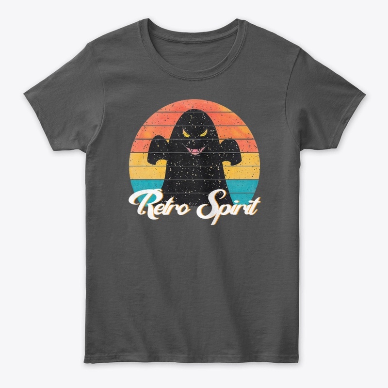 Retro And Vintage Spooky Halloween Ghost