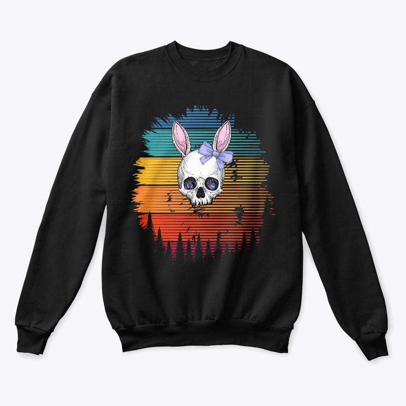 Halloween Skeleton in vintage background