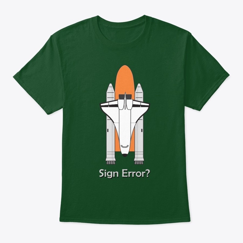 Funny Sign Error: Space Shuttle