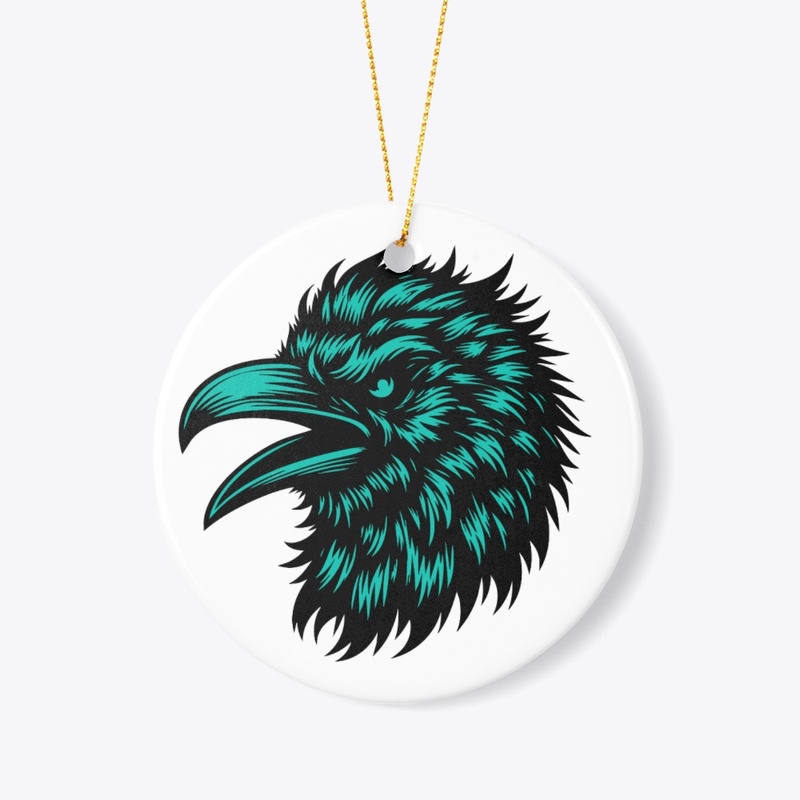 Majestic Crow Head Graphic