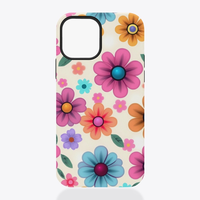 Colorful Floral Pattern Case