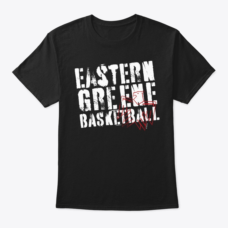 Eastern Greene Basketball Grunge - White