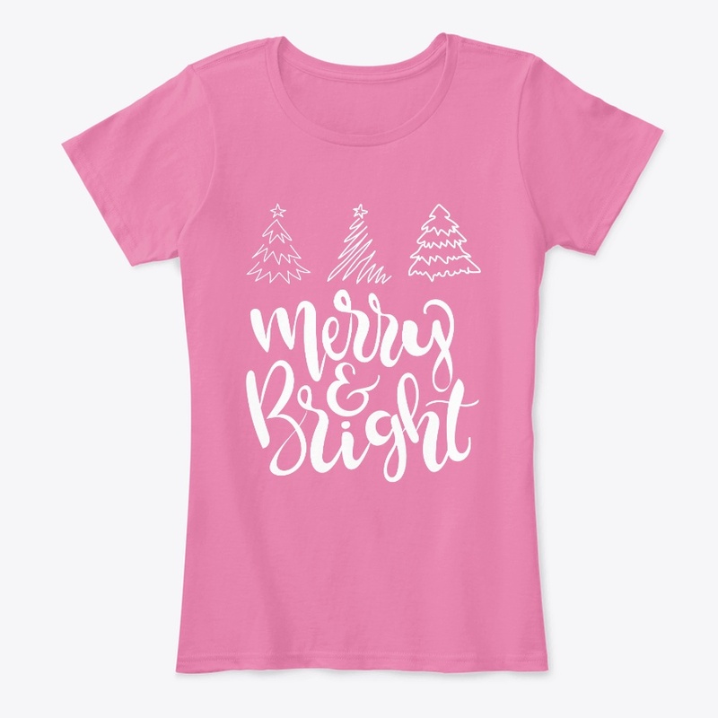 Merry  Bright Christmas Trees Sweatshirt