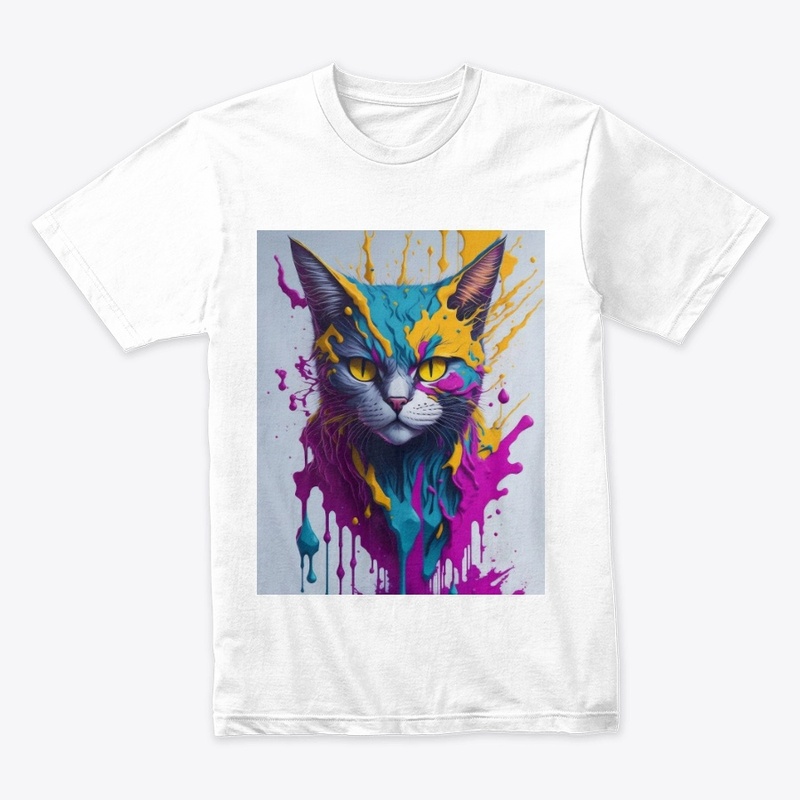 colorful cat